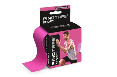 PINOFIT kinesiologische tape sport - roze - 5m x 5cm   1