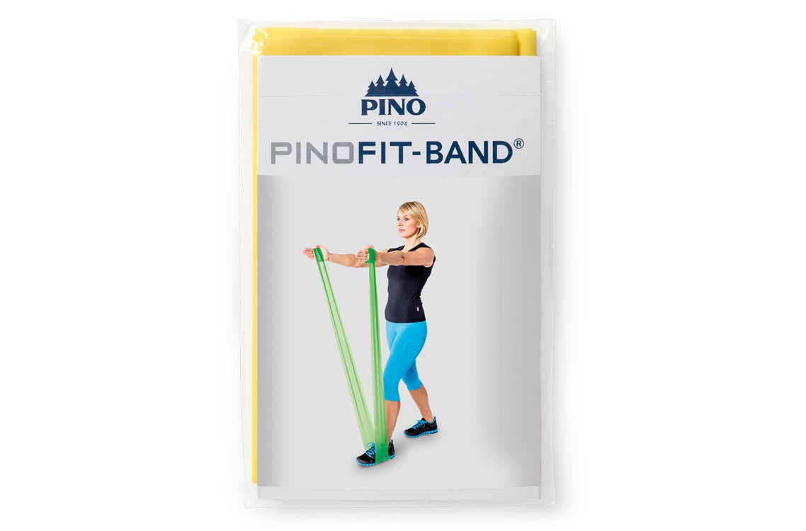 PINOFIT gymnastiekband  - geel 2 meter   1